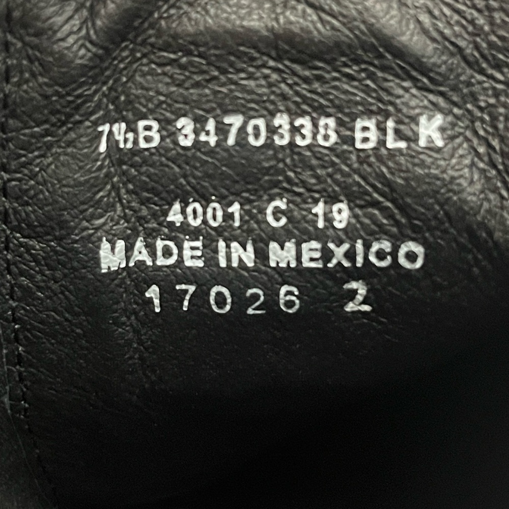 Frye Black Leather Buckle Ankle Boots - Picture 8 of 10